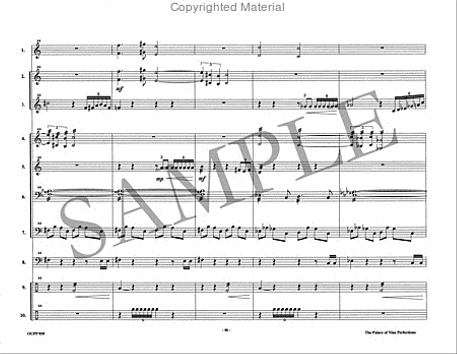 The Palace of Nine Perfections Percussion Ensemble scores gallery preview page 16