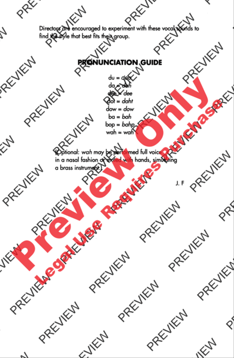 Peter Gunn 4-Part scores gallery preview page 2