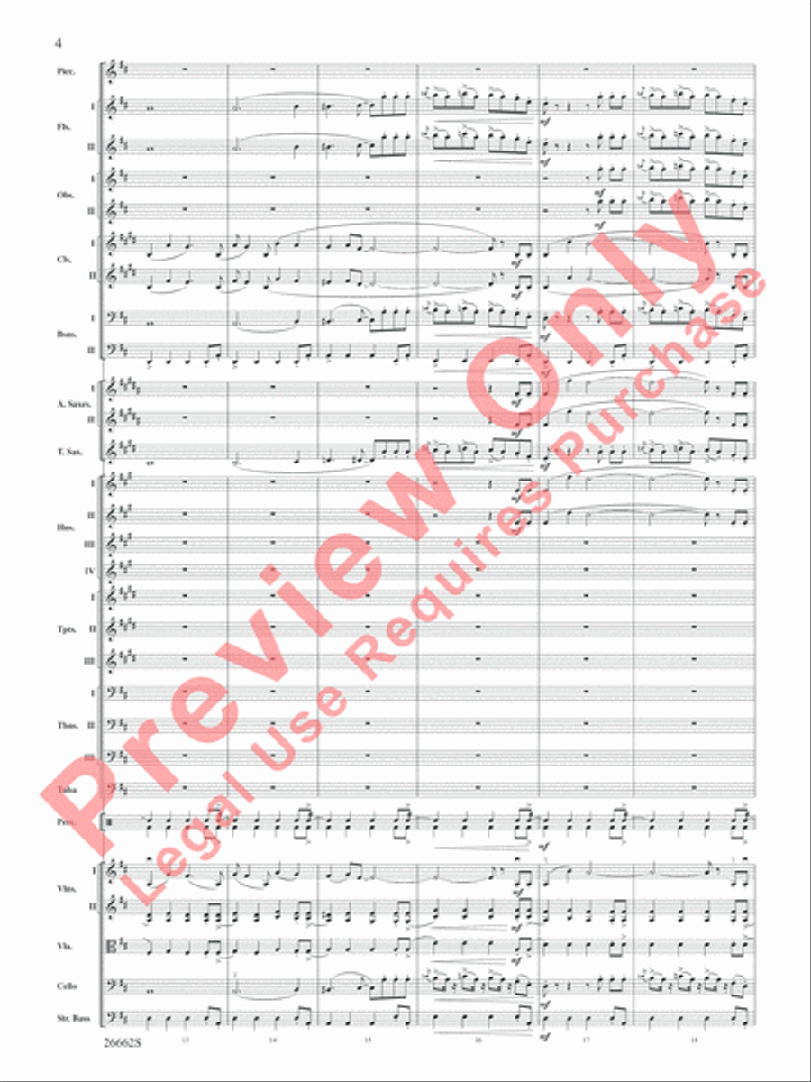 Blue Tango Blue Tango Full Orchestra scores gallery preview page 5