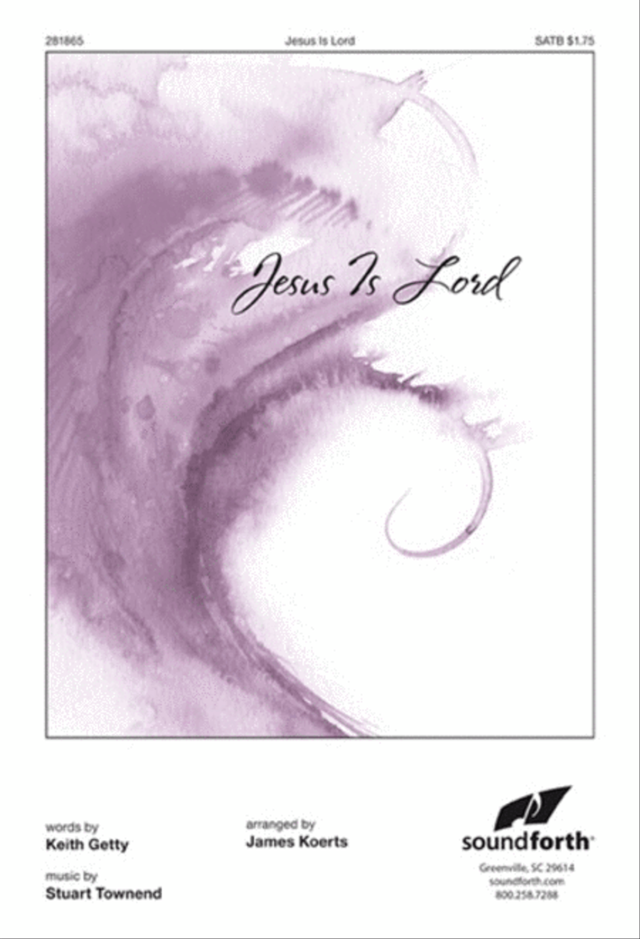 Jesus Is Lord Jesus Is Lord 4-Part scores gallery preview page 1