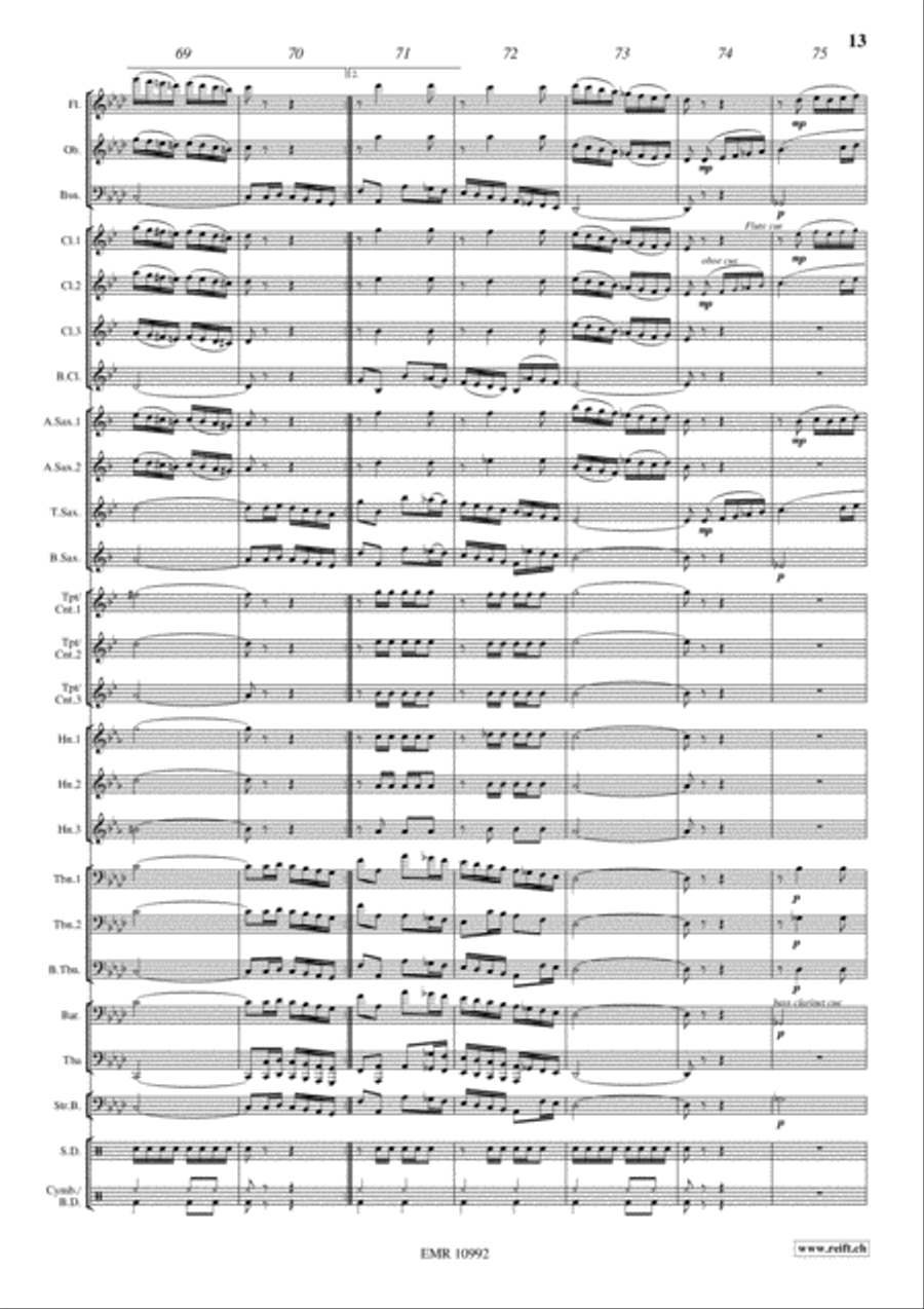 Brass Explosion Concert Band scores gallery preview page 14