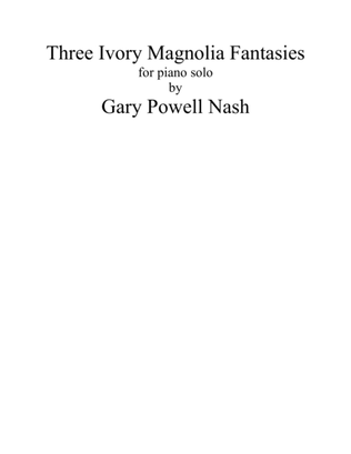 Three Ivory Magnolia Fantasies