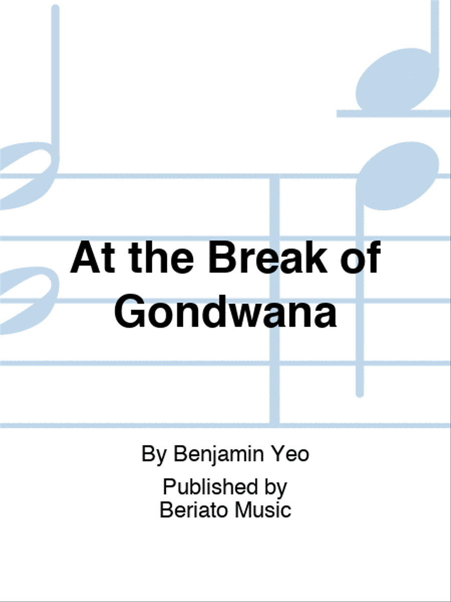 At the Break of Gondwana Concert Band scores gallery preview page 1