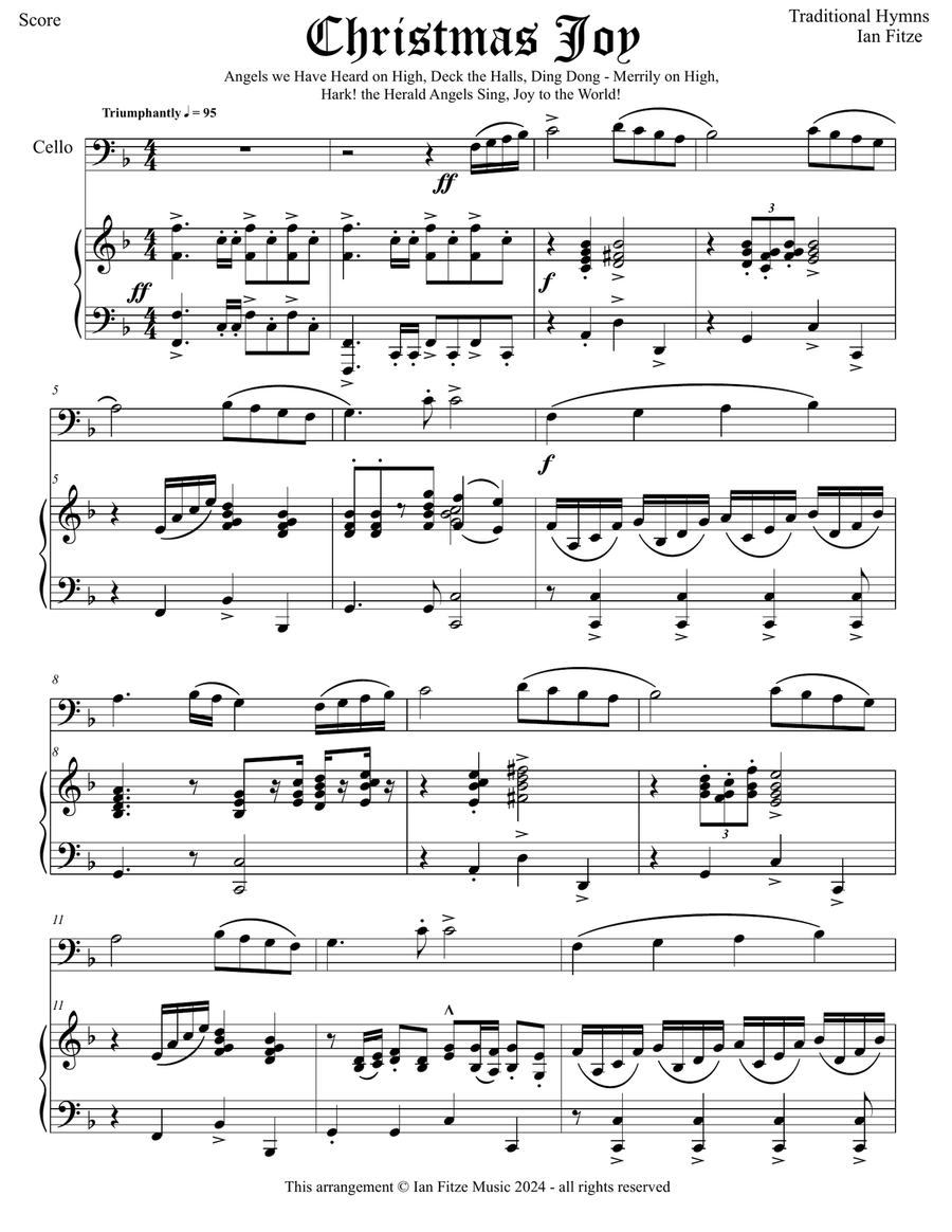 Christmas Joy - Medley of Five Joyous Christmas Carols image number null