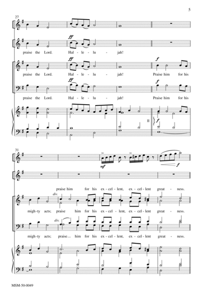 Psalm 150 (Choral Score)