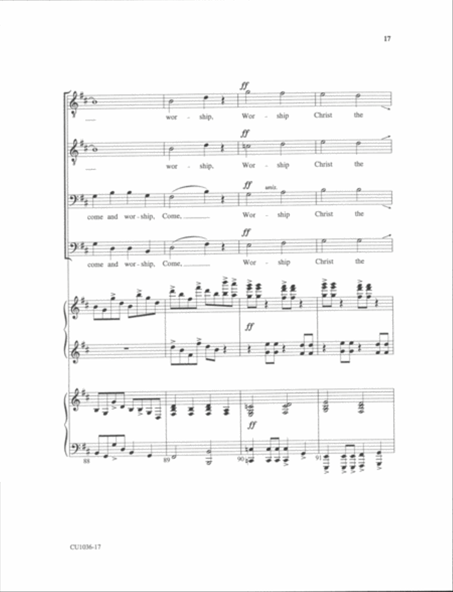 Angels from the Realms of Glory - TTBB TTBB scores gallery preview page 15