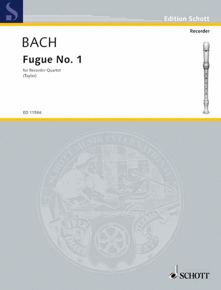 Bach Js (arch) 466 Fugue No 1