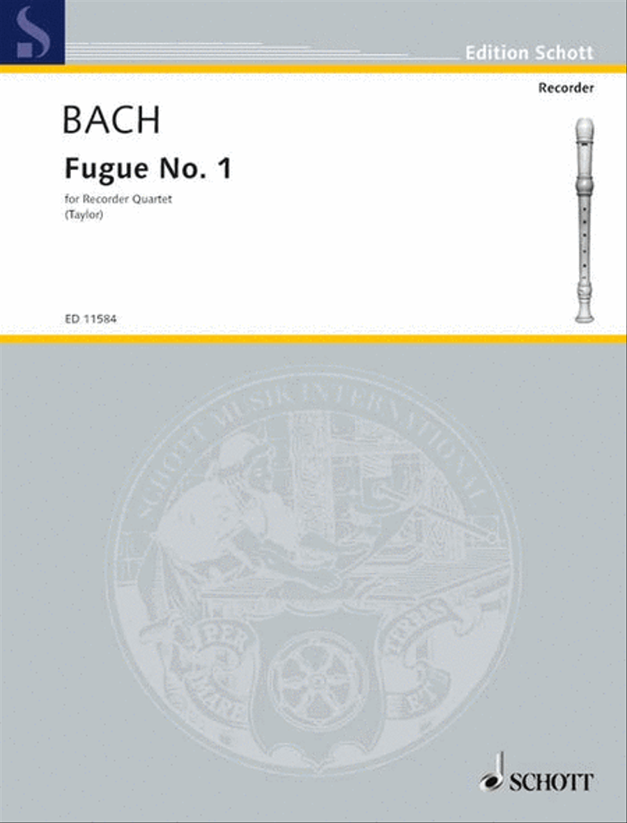 Bach Js (arch) 466 Fugue No 1 4-Part scores gallery preview page 1
