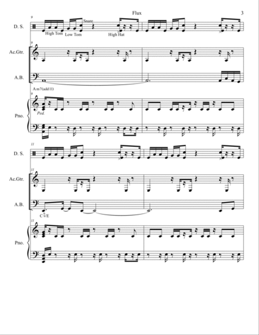 Flux Jazz Ensemble scores gallery preview page 3