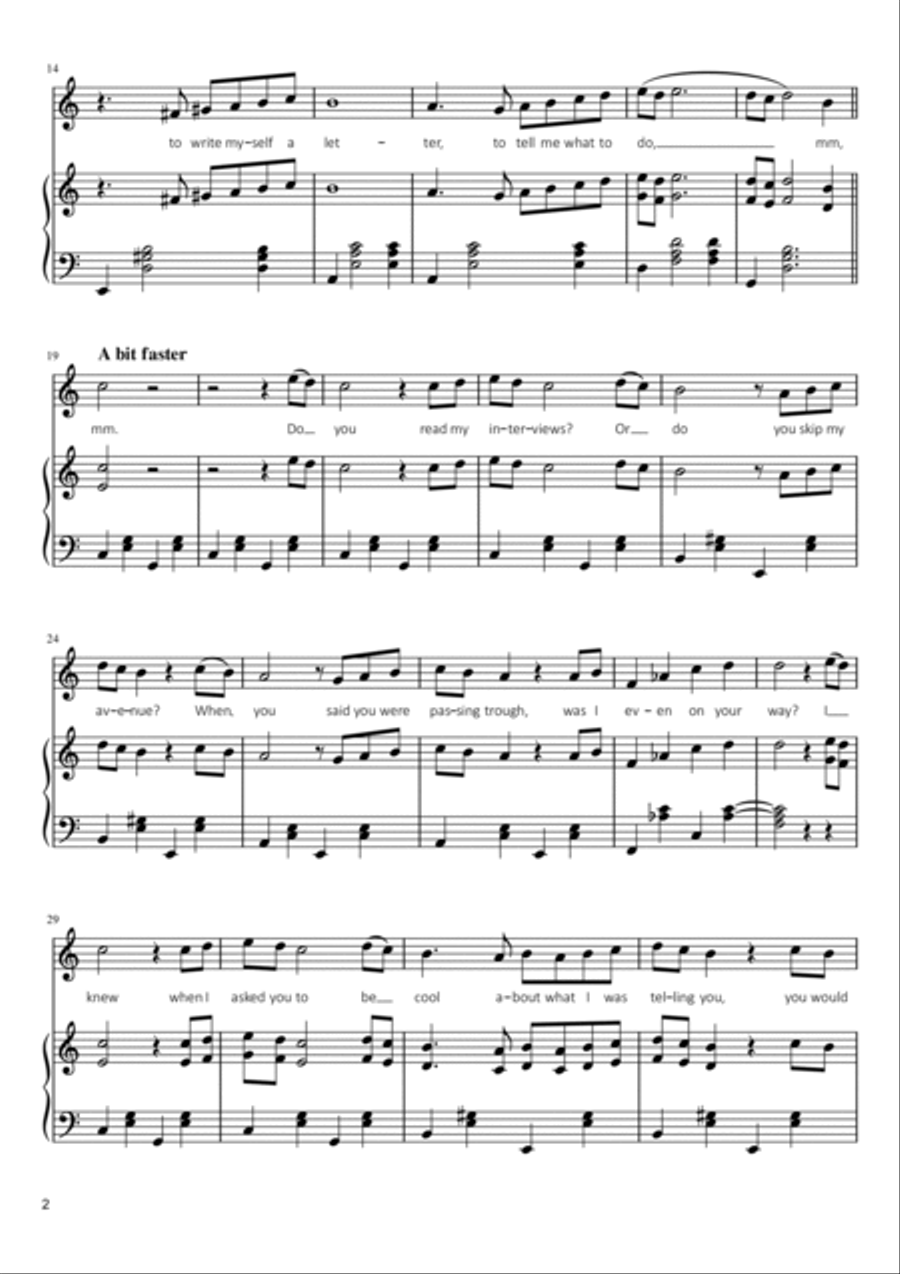 Happier Than Ever Voice scores gallery preview page 2