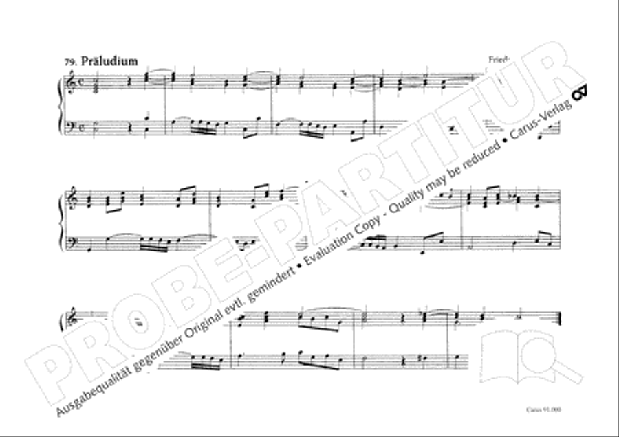 Orgelschule Organ scores gallery preview page 70