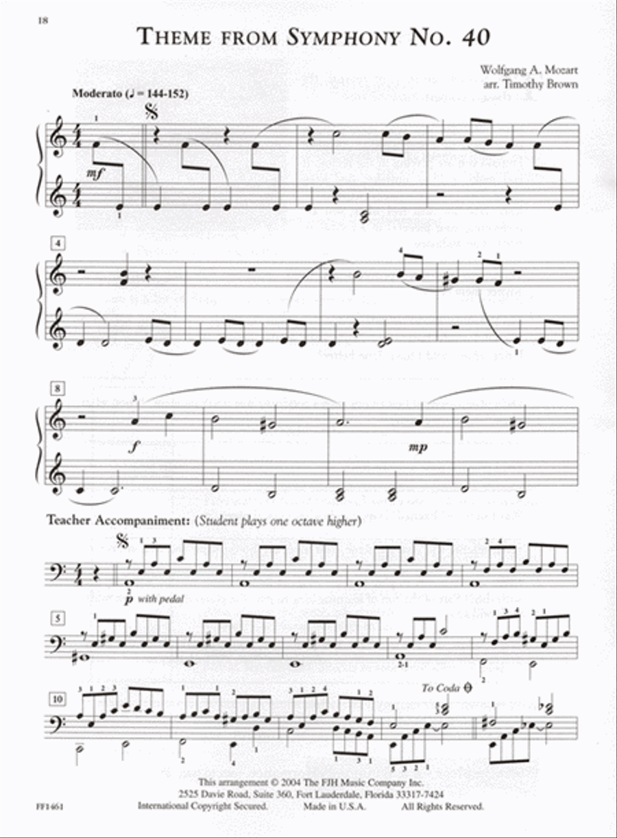In Recital! Throughout the Year (with Performance Strategies) Volume One, Book 3 (NFMC) Piano Method scores gallery preview page 2
