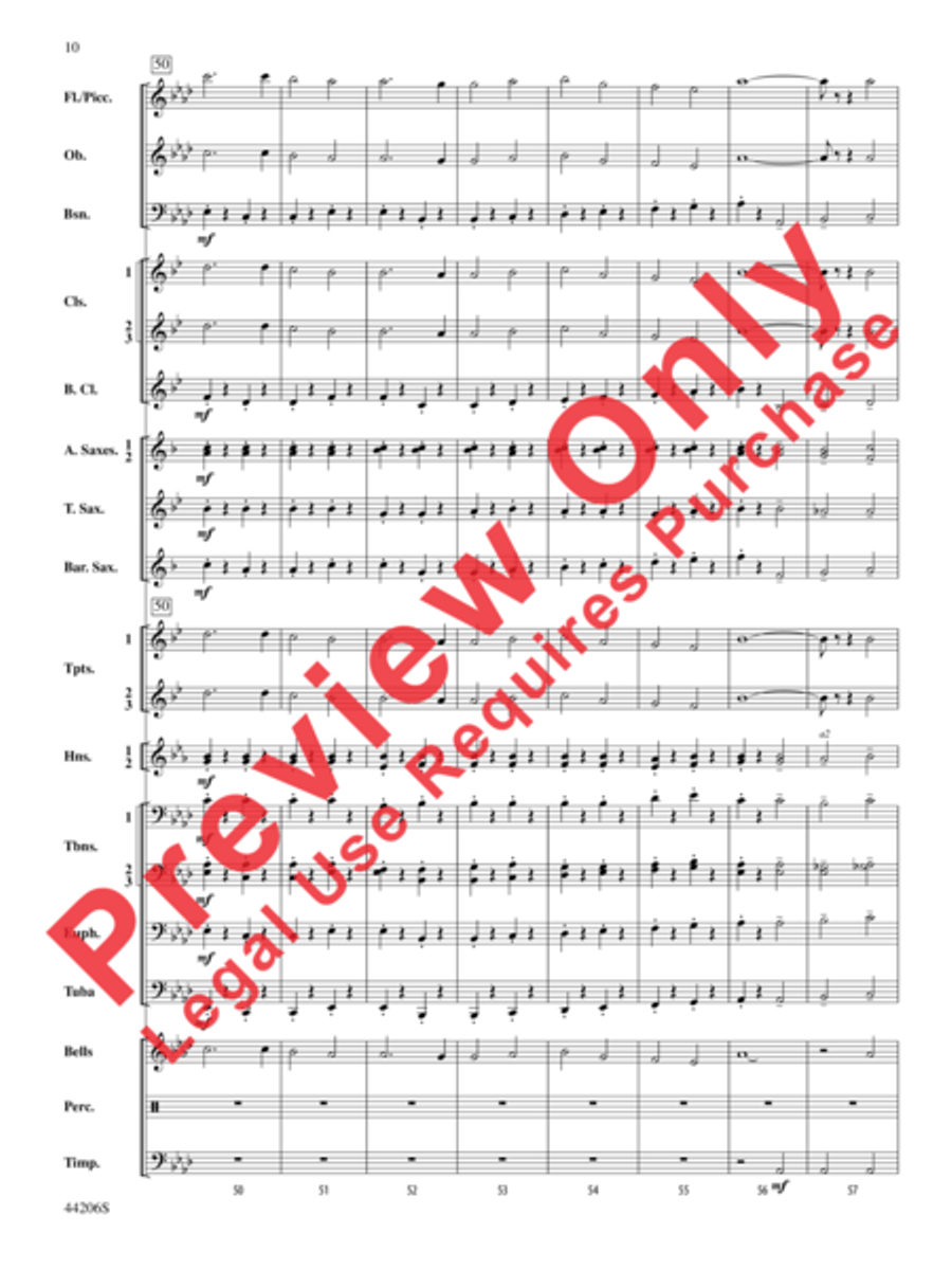 March America Concert Band scores gallery preview page 11
