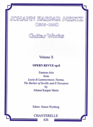 Book cover for Guitar Works Op. 8 Band 10