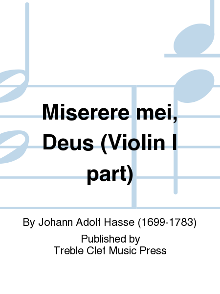 Miserere mei, Deus (Violin I part)
