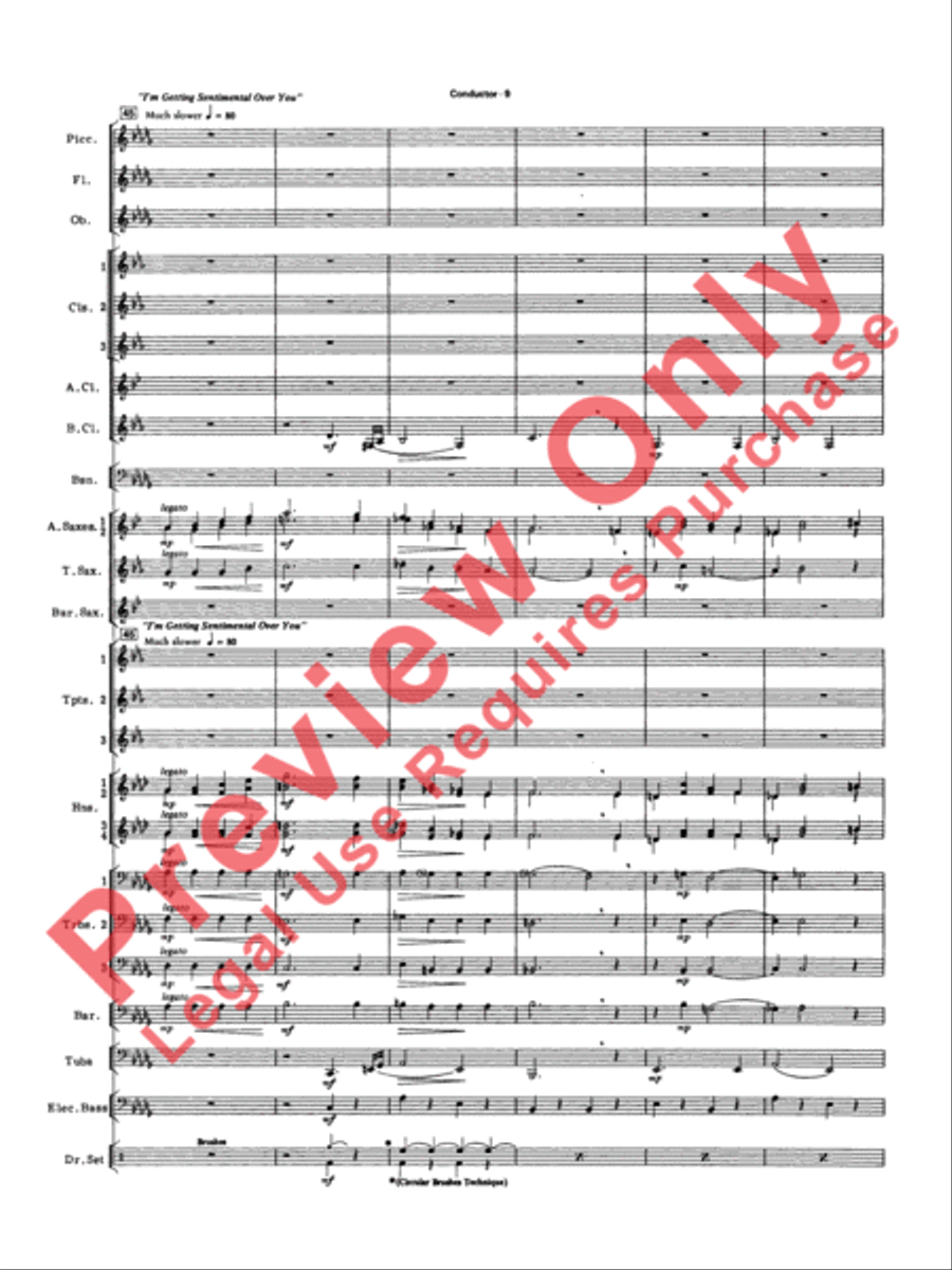 Big Band Spectacular Concert Band scores gallery preview page 12