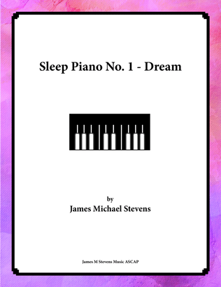 Book cover for Sleep Piano No. 1 - Dream