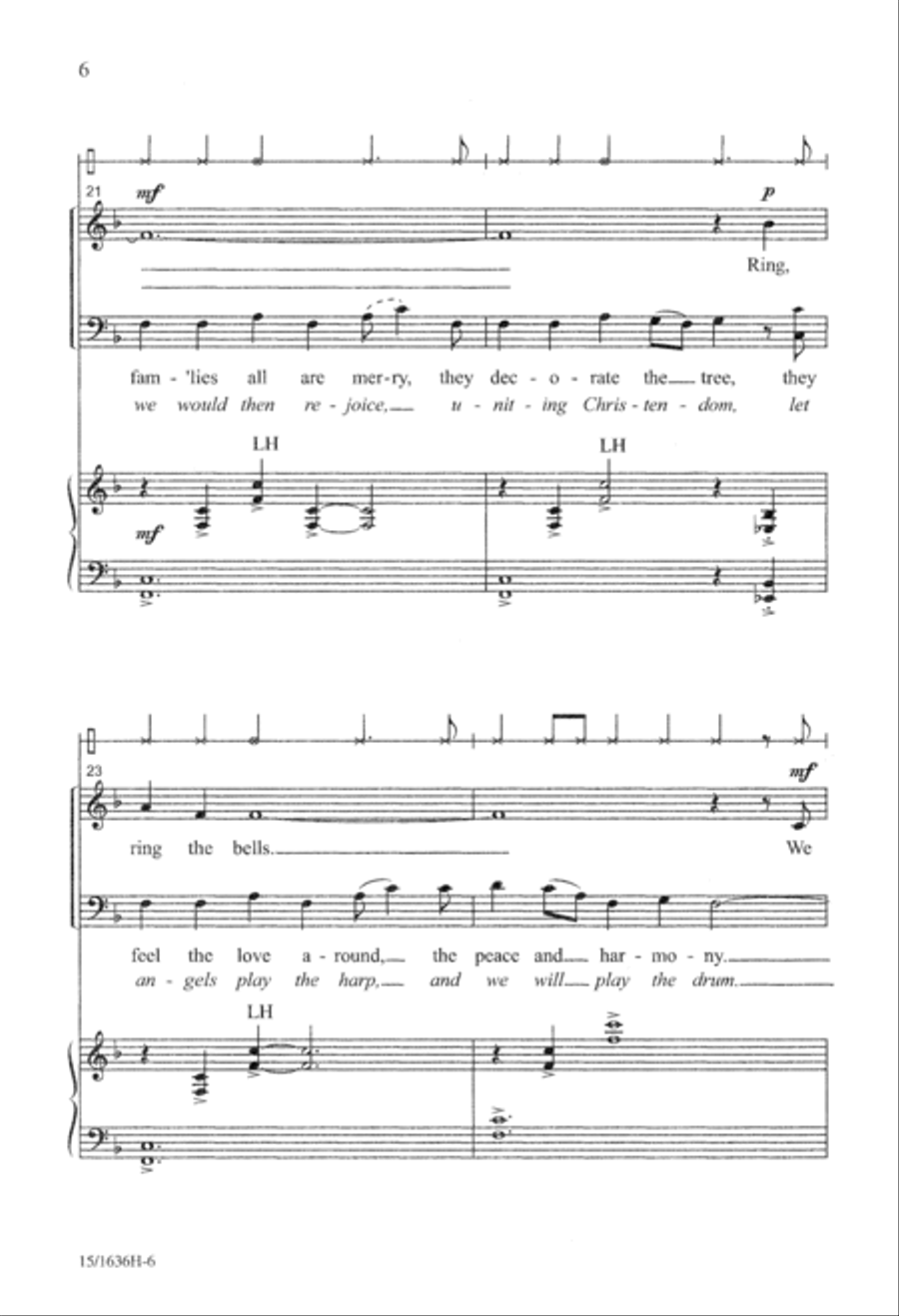Irish Carol Irish Carol 4-Part scores gallery preview page 7