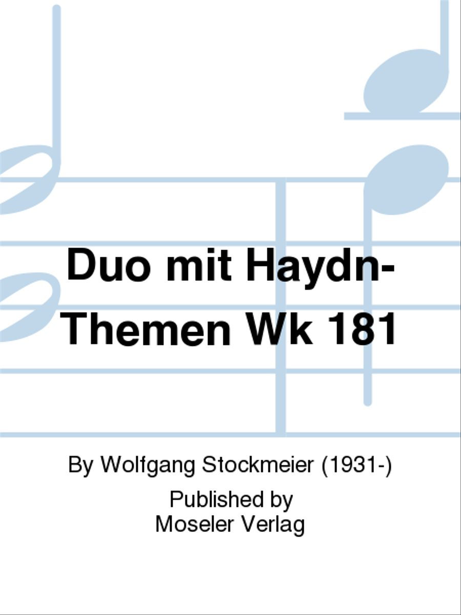 Duo mit Haydn-Themen Wk 181 Alto Recorder scores gallery preview page 1