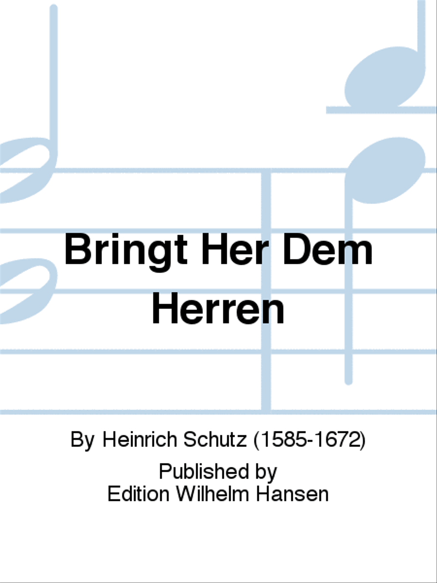 Bringt Her Dem Herren School and Community scores gallery preview page 1