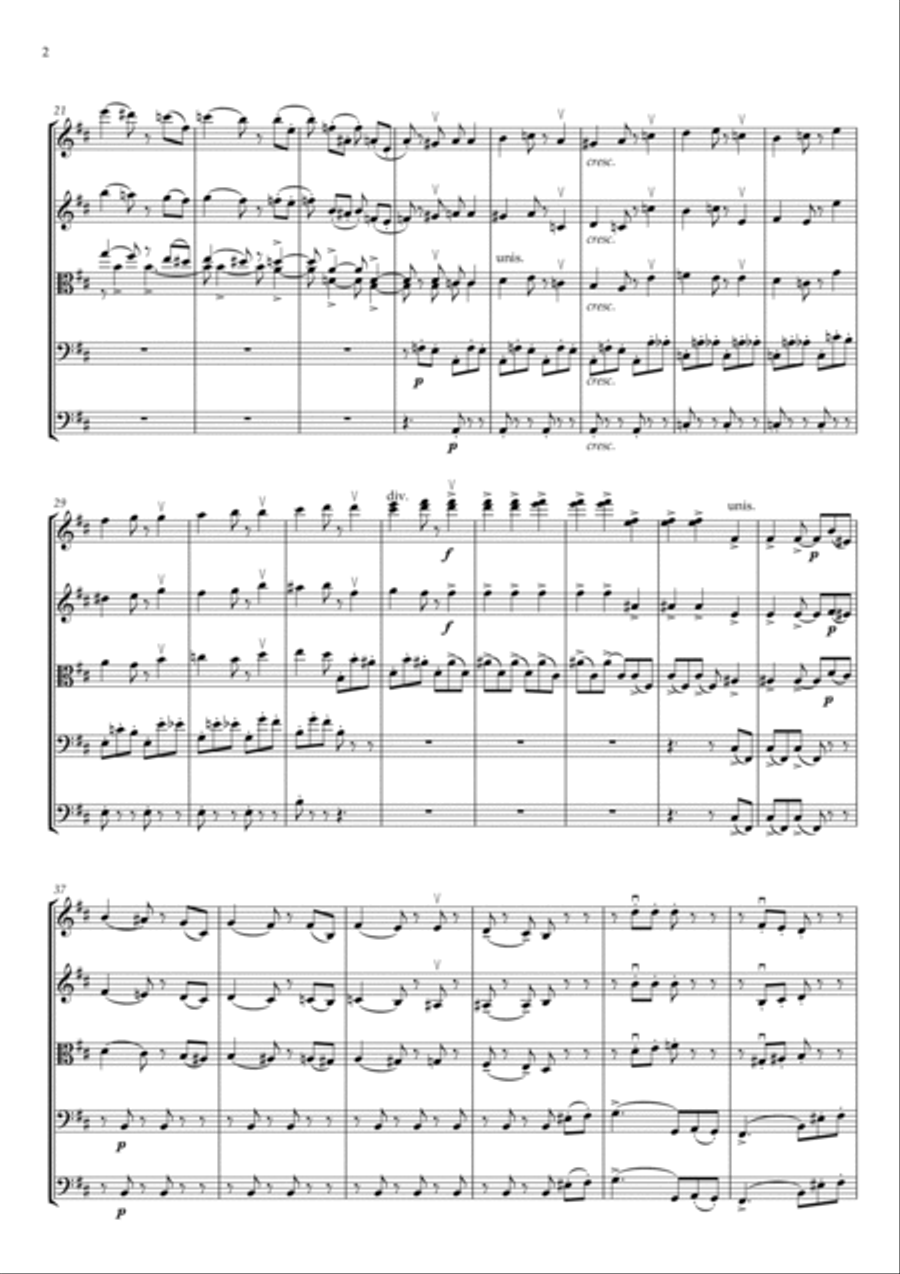 August: The Harvest String Orchestra scores gallery preview page 2