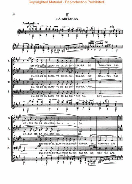 Romancero Gitano, Op. 152