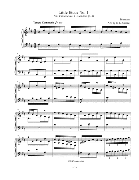 A BAROQUE Keyboard Collection - "35 Little Etudes"- as composed by 7 Baroque Masters. image number null