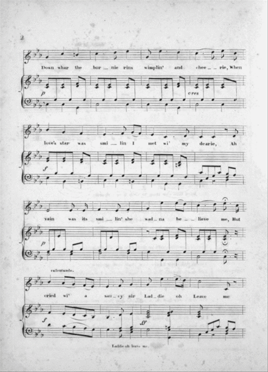 Laddie Oh Leave Me. Ballad Voice scores gallery preview page 2