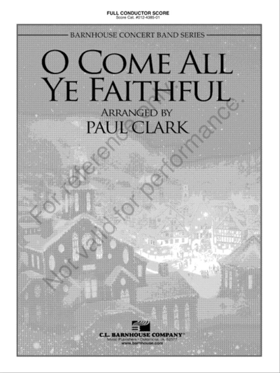 O Come All Ye Faithful Concert Band scores gallery preview page 2