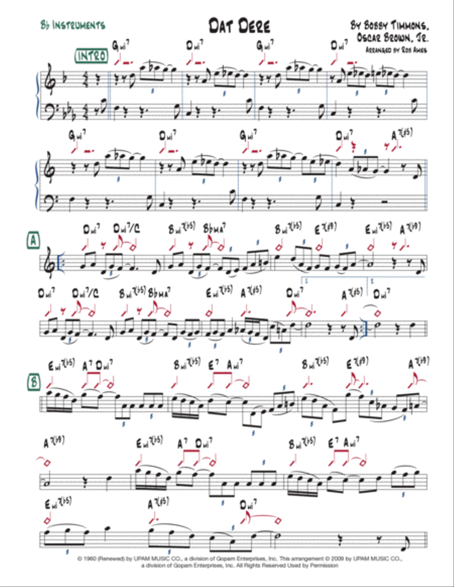 Dat Dere Voice scores gallery preview page 4