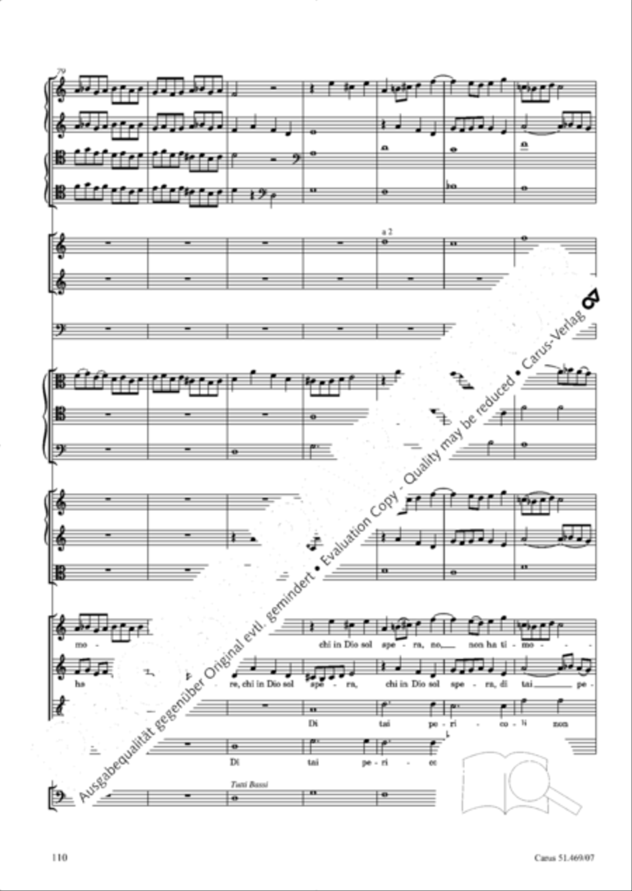 Davide penitente 4-Part scores gallery preview page 123