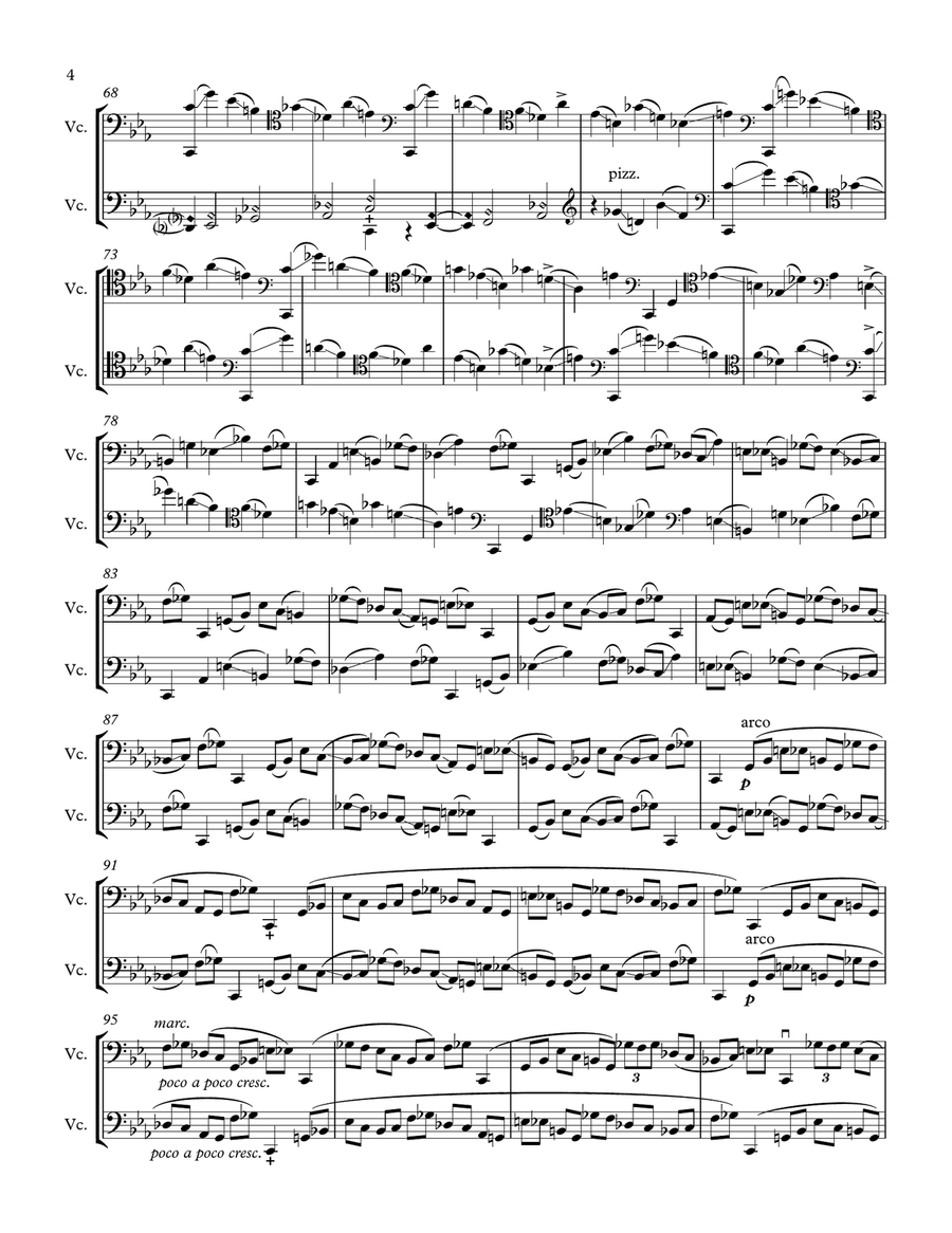 Palindromicanon String Duet scores gallery preview page 4