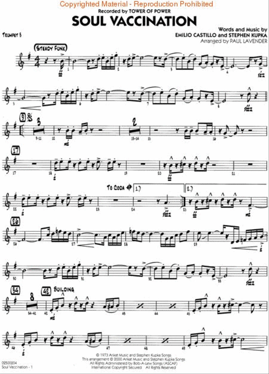 Soul Vaccination Soul Vaccination Jazz Ensemble scores gallery preview page 4