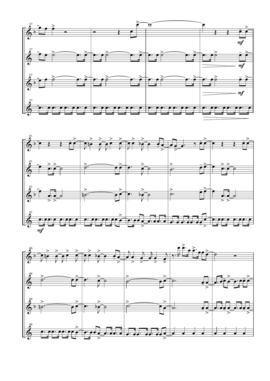 Waterloo Woodwind Quartet scores gallery preview page 6