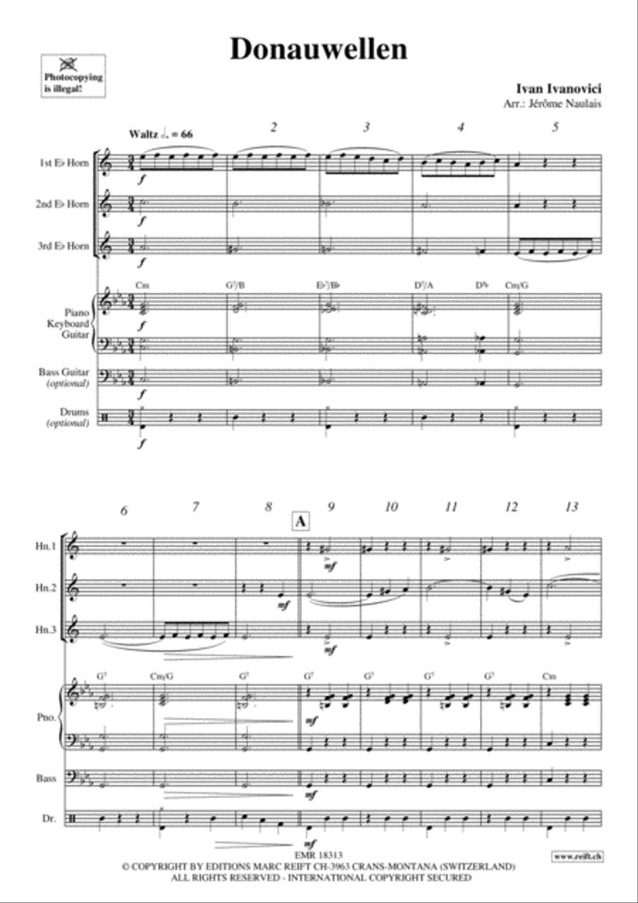 Donauwellen Horn scores gallery preview page 3