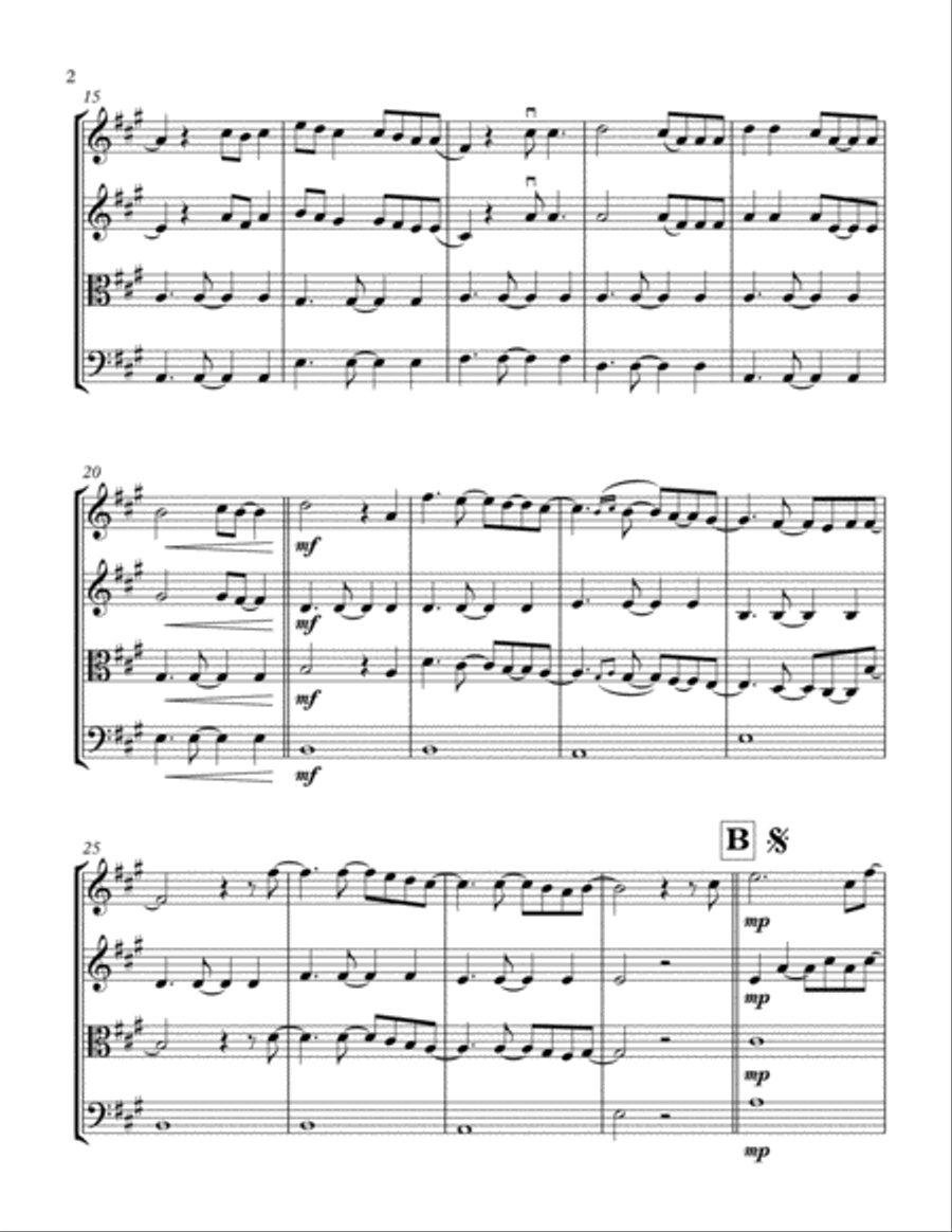 All Of Me All Of Me String Quartet scores gallery preview page 2