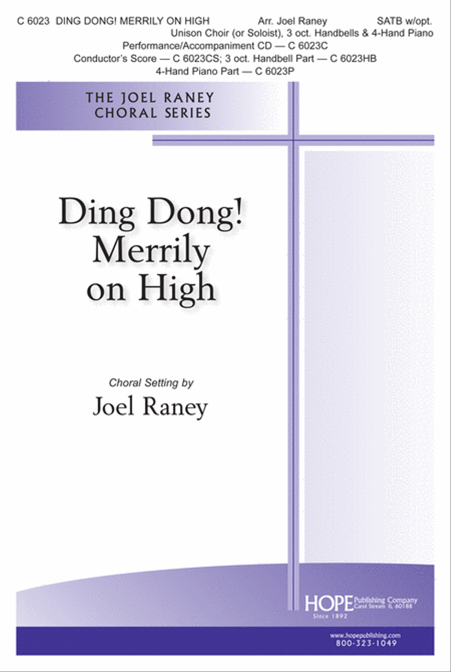 Ding Dong! Merrily on High 4-Part scores gallery preview page 1