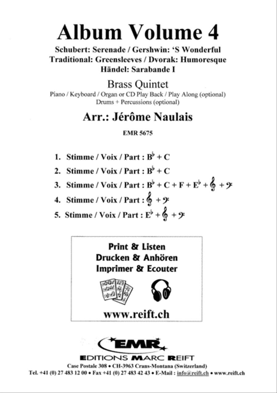 Album Volume 4 Brass Band scores gallery preview page 2