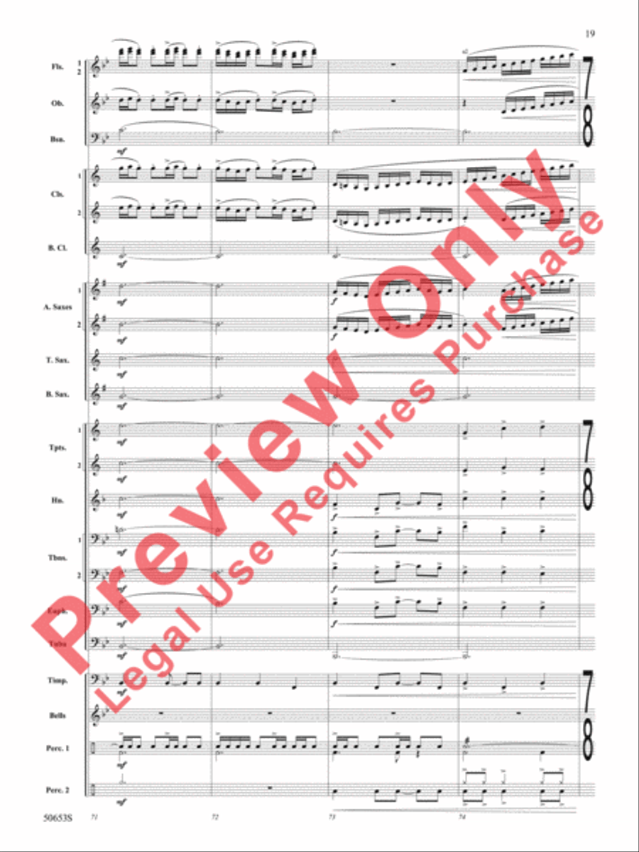 A Centennial Celebration A Centennial Celebration Concert Band scores gallery preview page 20