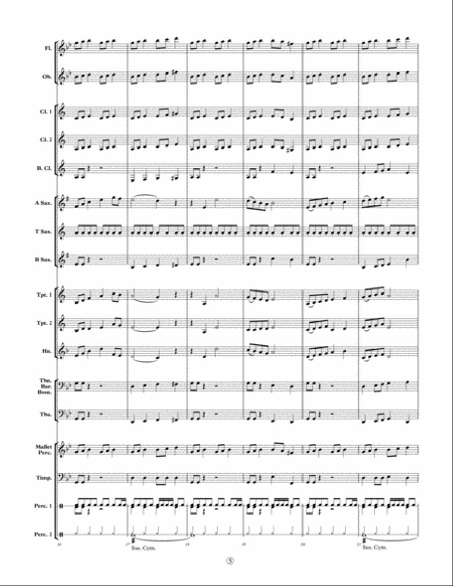 Iowa - May 15, 1968 Concert Band scores gallery preview page 5