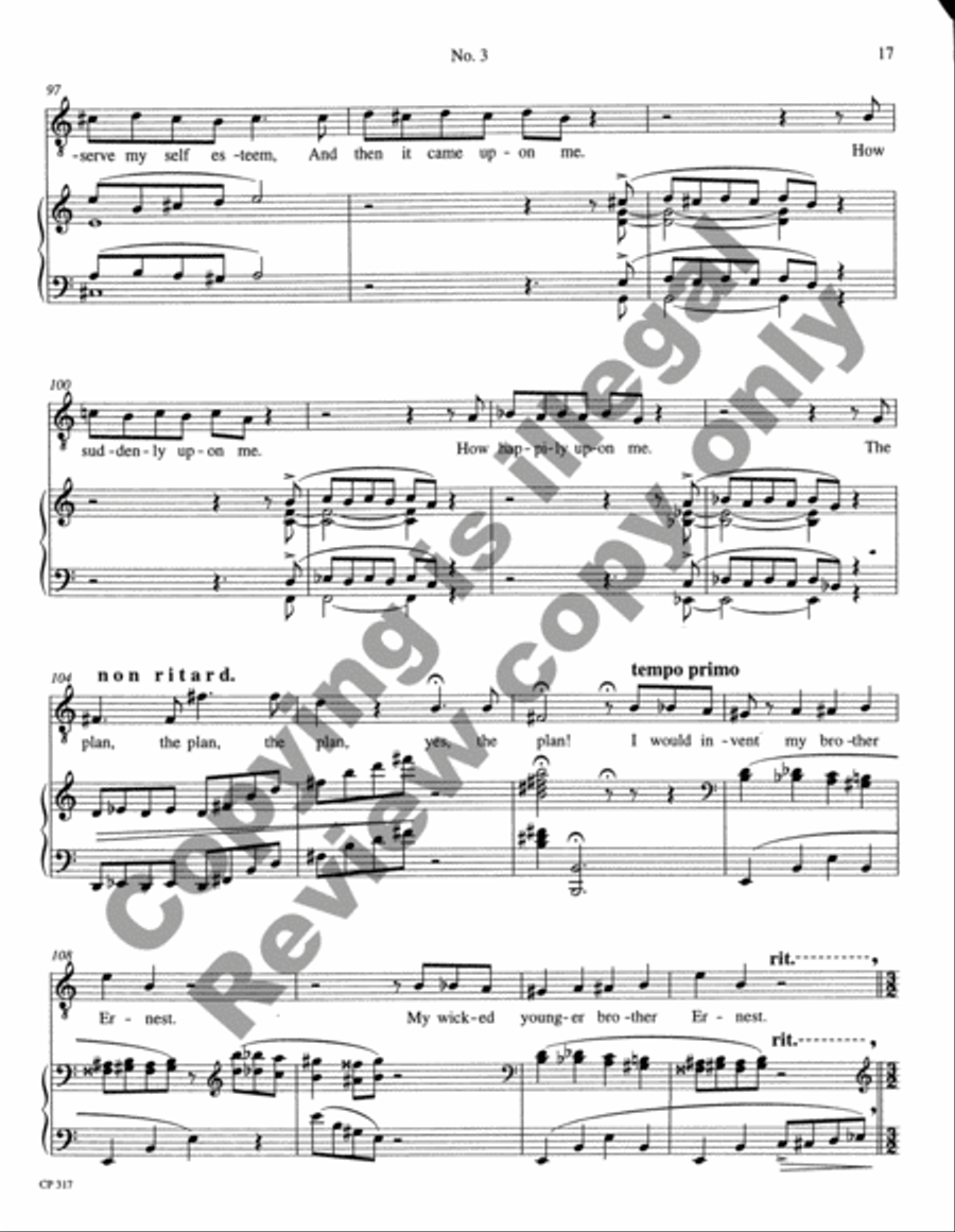 Ernest Worthing Ernest Worthing Voice scores gallery preview page 21