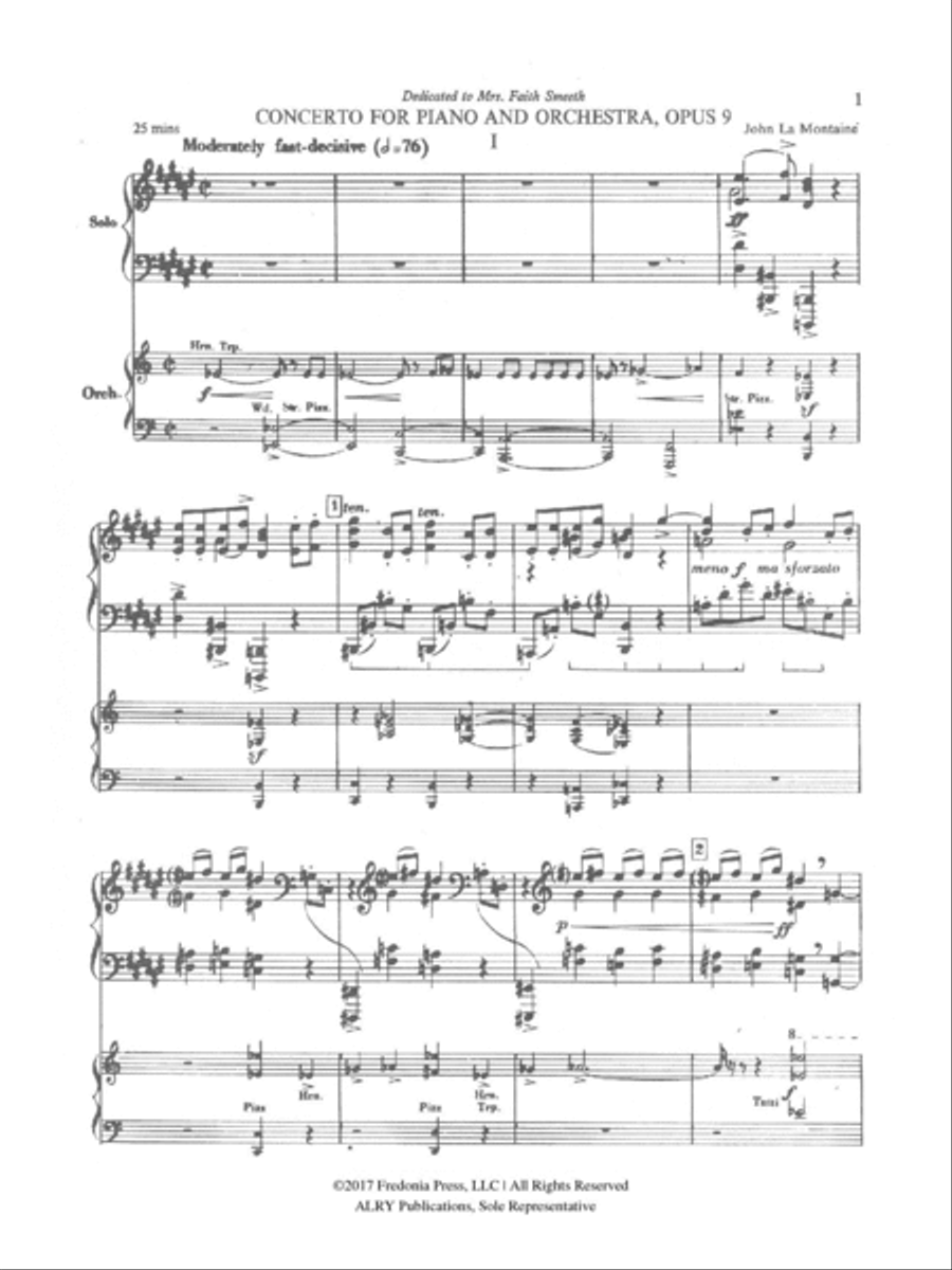 Concerto for Piano and Orchestra, Op. 9 (Two Pianos) 2 Pianos, 4-Hands scores gallery preview page 2