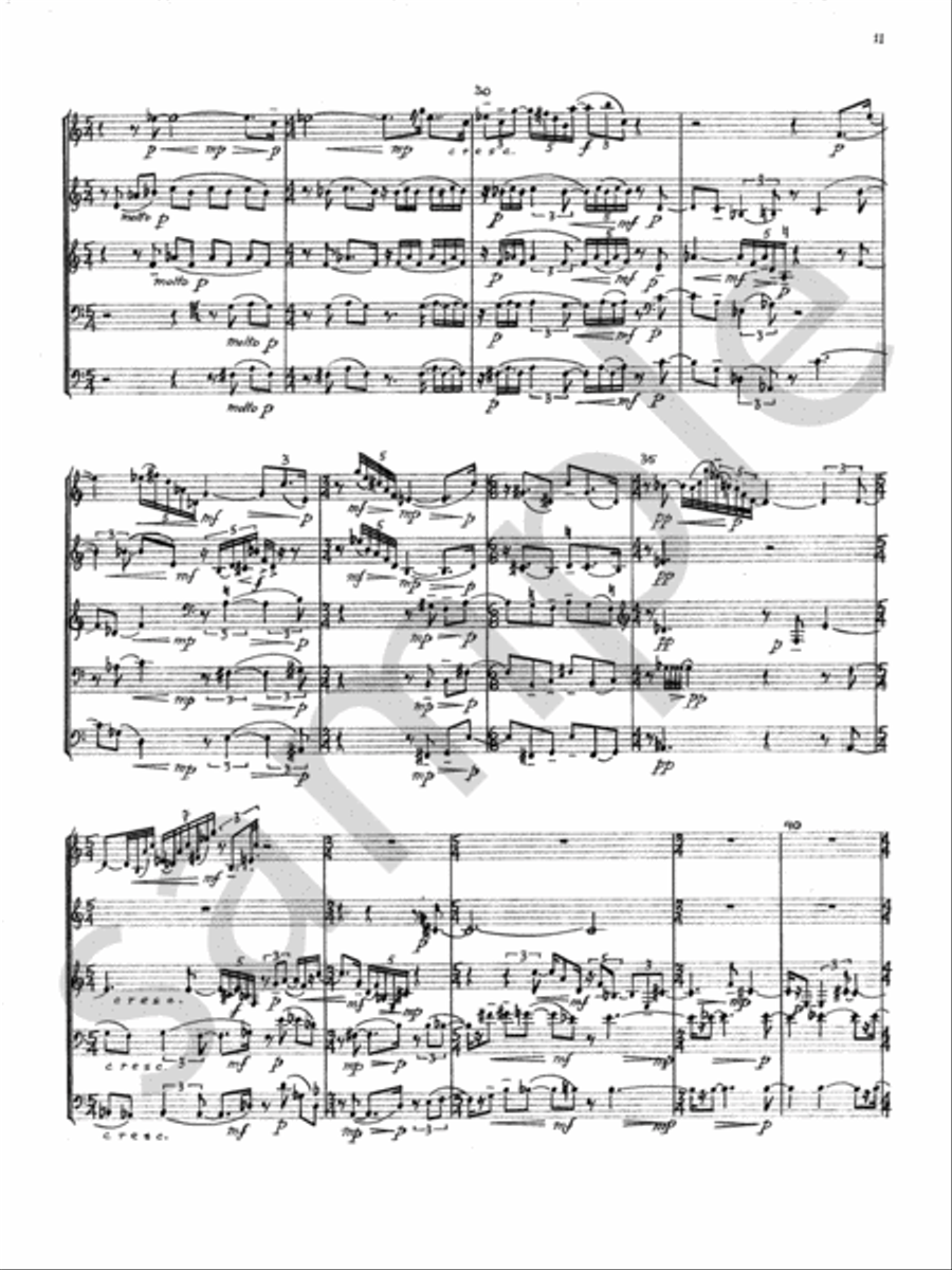 Quintet-Brass Quintet Quintet-Brass Quintet Brass Quintet scores gallery preview page 13