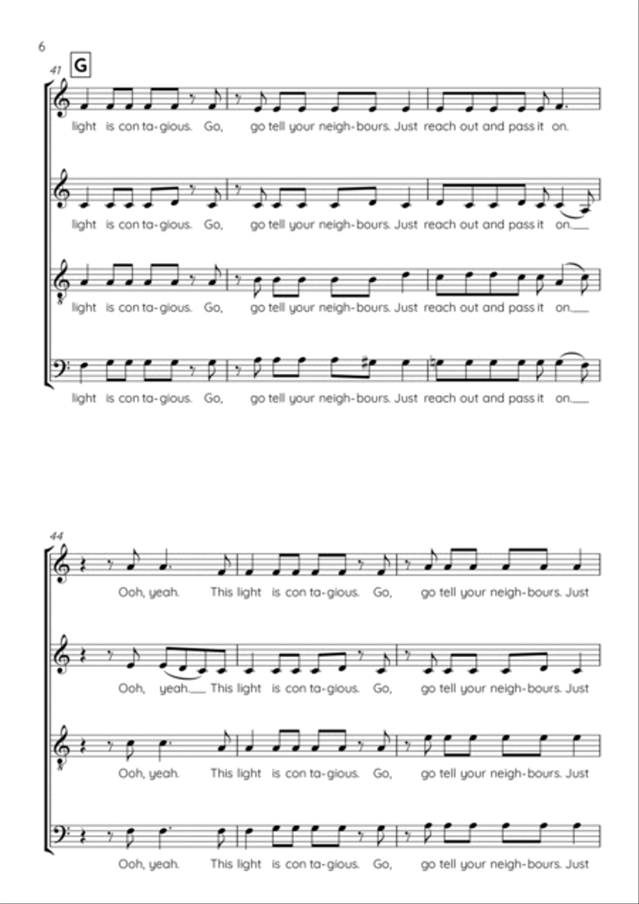 Wonder 4-Part scores gallery preview page 6