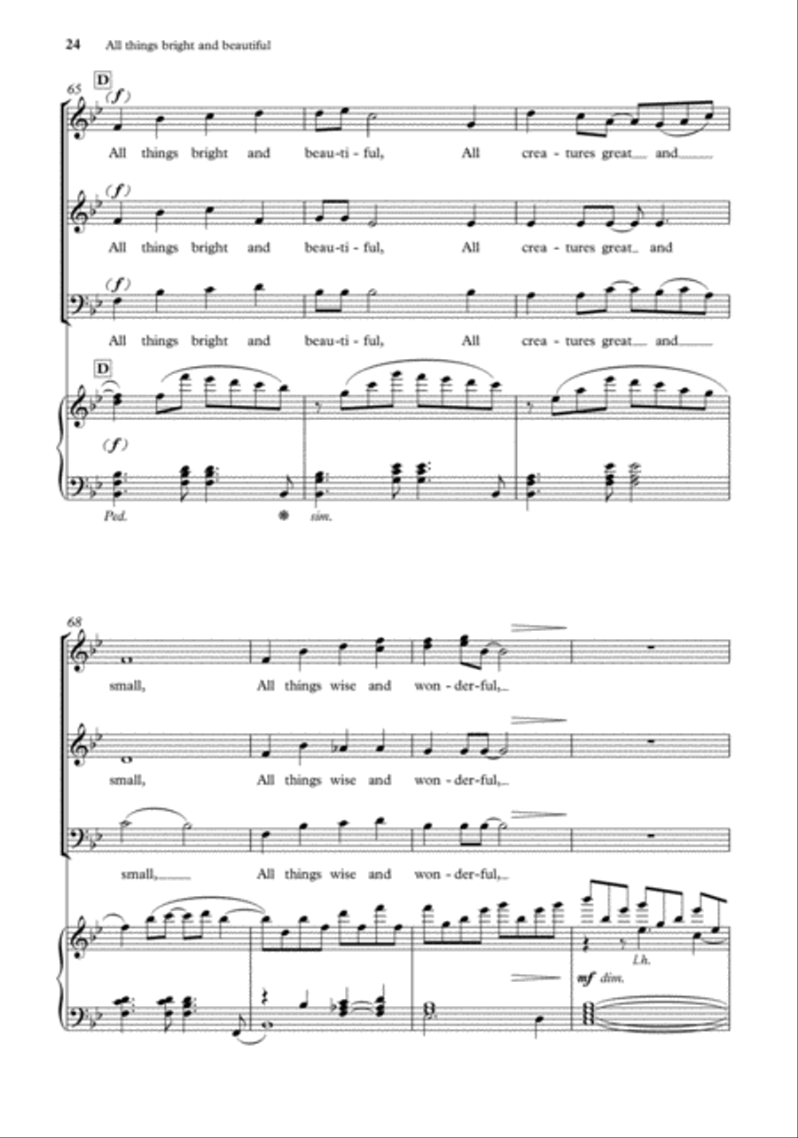 John Rutter Anthems for SA Men SA scores gallery preview page 22