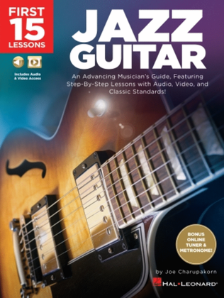 Book cover for First 15 Lessons – Jazz Guitar