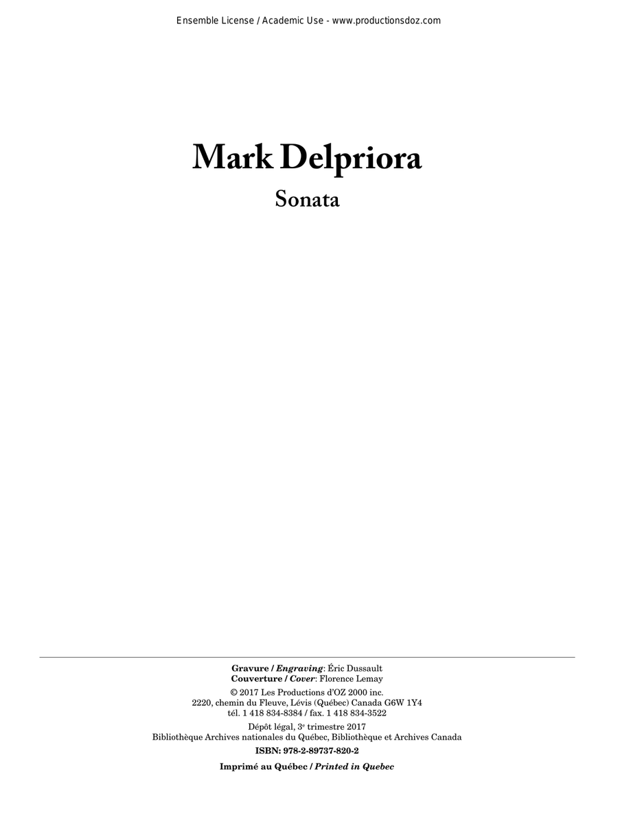 Sonata Flute scores gallery preview page 1