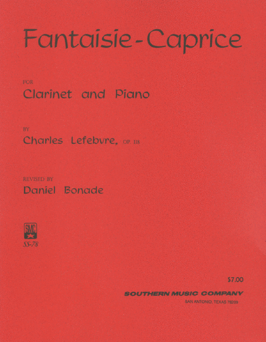 Fantaisie Caprice, Op. 118 B-Flat Clarinet scores gallery preview page 1