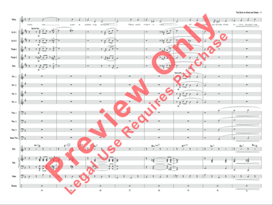 The Days of Wine and Roses Jazz Ensemble scores gallery preview page 25