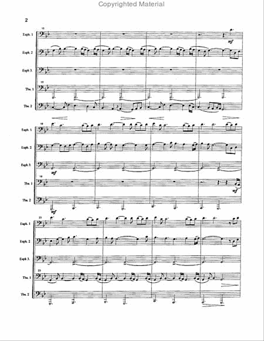 Rosa Mystica Large Ensemble scores gallery preview page 3